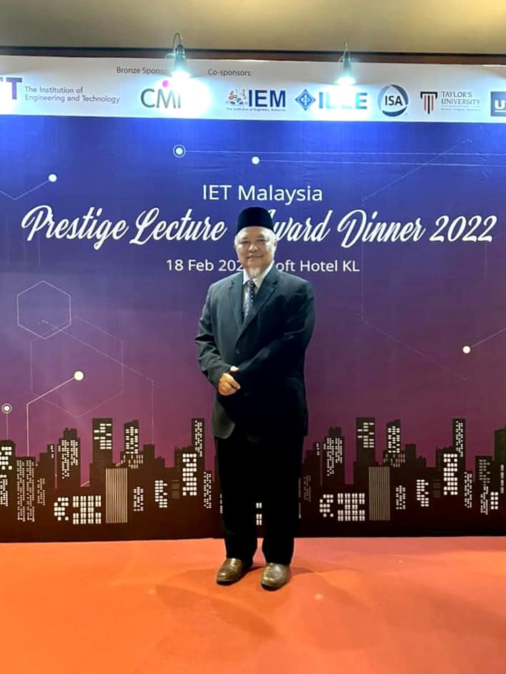 Prof. Ir. Dr. Mohd Sapuan Salit raih anugerah IET Malaysia Leadership Award (Academic) 2022